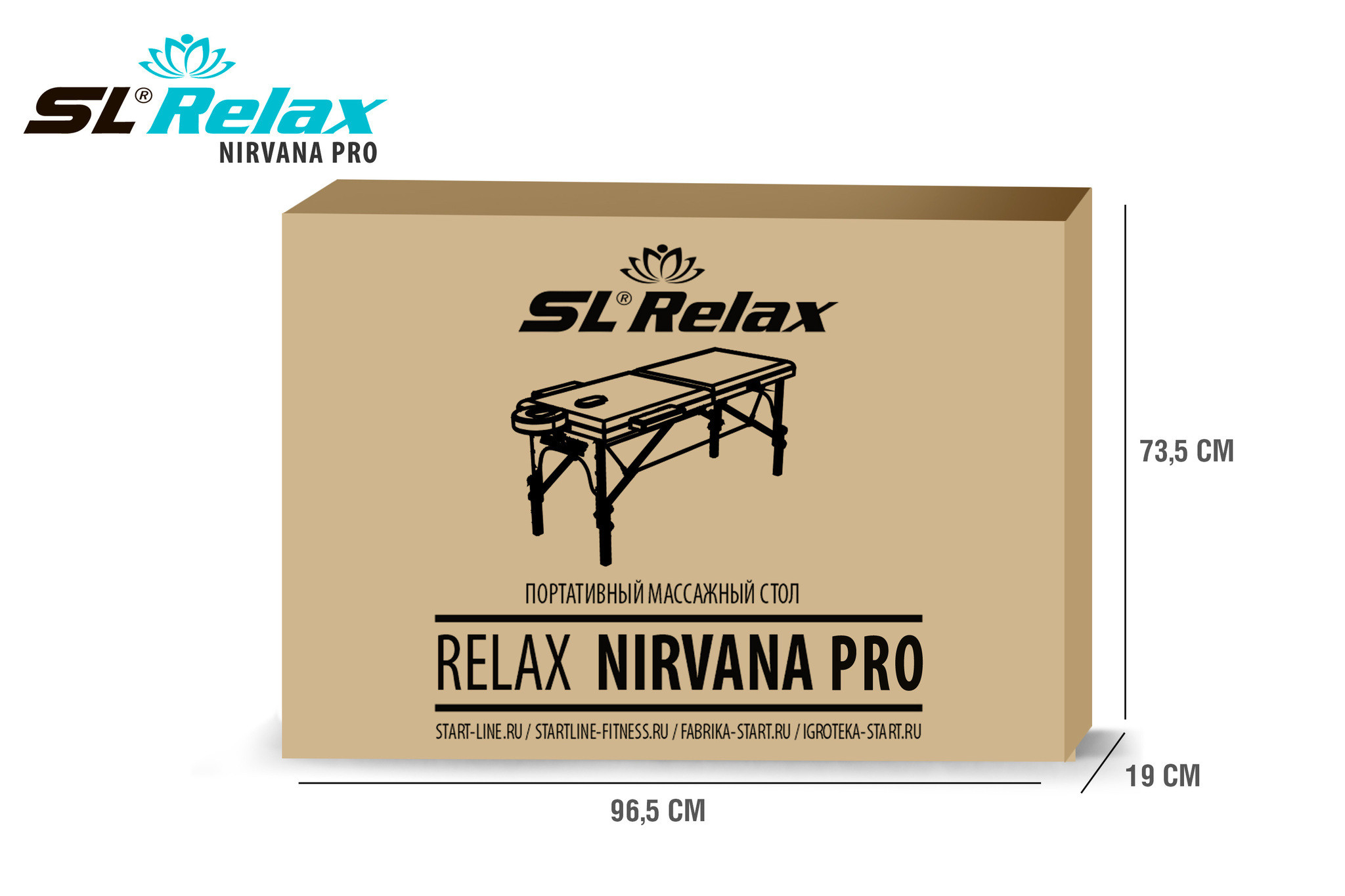 Массажный стол Relax Nirvana Pro (Blue)