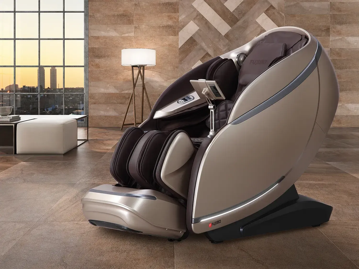 Массажное кресло FUJIMO 氣 GURU2  Коричневый
